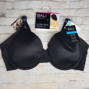 Bali One Smooth U Ultra Light Underwire Bra In The Navy 38B